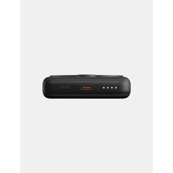 ENERGEA MAGPAC LITHE 10000mAh Ultra SLIM MAGNETIC FAST WIRELESS USB-C PD20W POWERBANK WITH BUILY-IN VIDEO STAND -BLACK